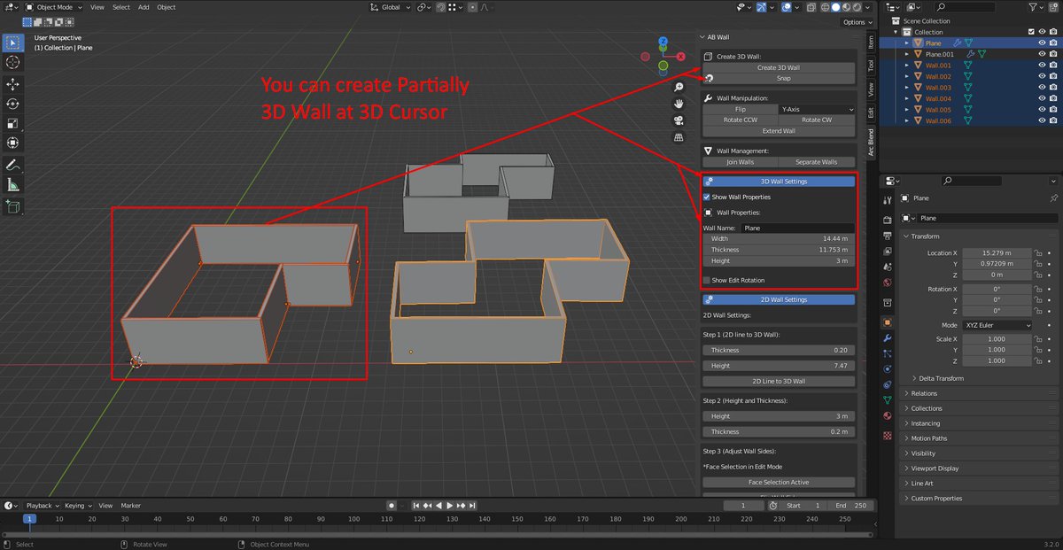 muffin_stun's tweet photo. New Features Added "AB Wall"!
Now you can Try here!
https://t.co/HF0MdBpenl
#blender #b3d #arcblend https://t.co/CydBvoDliD