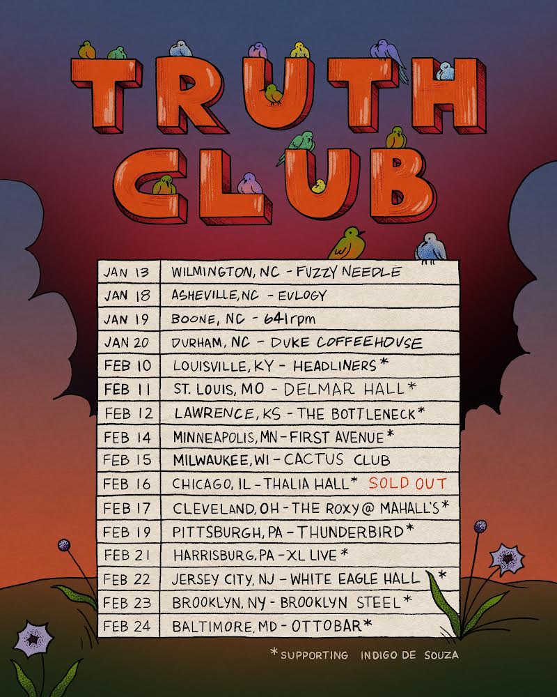 all these lil birdies just told me you're going to see @jointruthclub in 2024 art by the legend @savsaaaaaaaaav 🪿 dbldbldwhmmy.com/tour