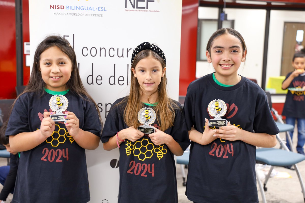 NorthwestISD's tweet photo. Congratulations to the 31 students who competed in Northwest ISD's fourth annual Spanish Spelling Bee today! 

The annual event challenges students to correctly spell difficult and unique vocabulary words in Spanish.

¡Buen trabajo, estudiantes! 

📷: https://t.co/1lN0UWGv7c https://t.co/oXZrEBCu37