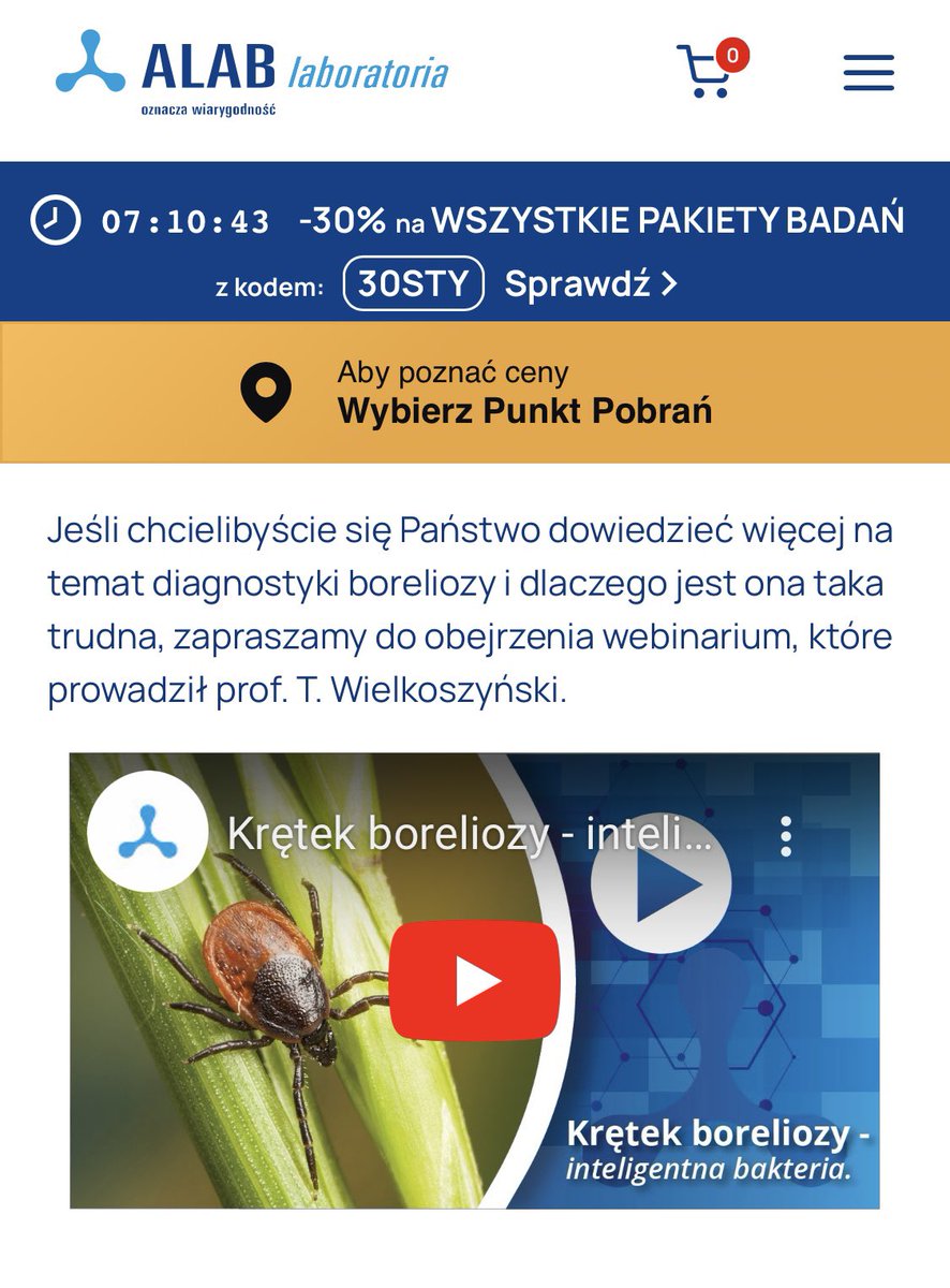 @s_iwanczak @MagdalenaMilew7 @blueeyedboy88 @NFZ_GOV_PL @DzielakD Pacjenci wydają ogromne pieniądze na pseudodiagnostykę, czyli LTT i KKI, które są wykonywane w Diagnostyce, Synevo i Alabie. Podwykonawcą dla Synevo jest Centrum Wielkoszyński (nie wiem jak w pozostałych), ale Alab poleca webinar Wielkoszyńskiego nt. diagnostyki w boreliozie.