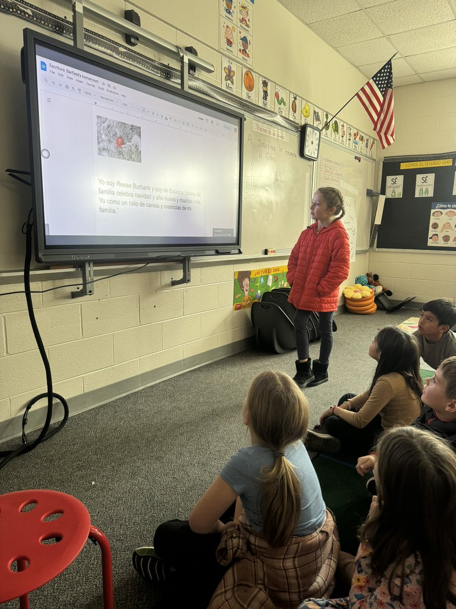 SuNegroni's tweet photo. Social studies 

Impressive to witness students confidently presenting their cultural work! 
#onechatham #north_chatham https://t.co/ffunFQBJNb