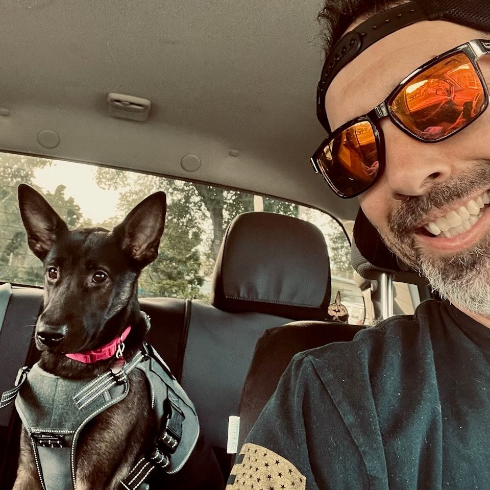 Happy Tails Adoption! 

Congrats to Sheena and her new dad, Joe! These two are making the most of their new life together 🧡🐾

Thanks to <a href="/PetsforPatriots/">Pets for Patriots</a> for working so hard every day to transform the lives of veterans and shelter animals! 

#AnimalShelter #ShelterDogs #Adoption