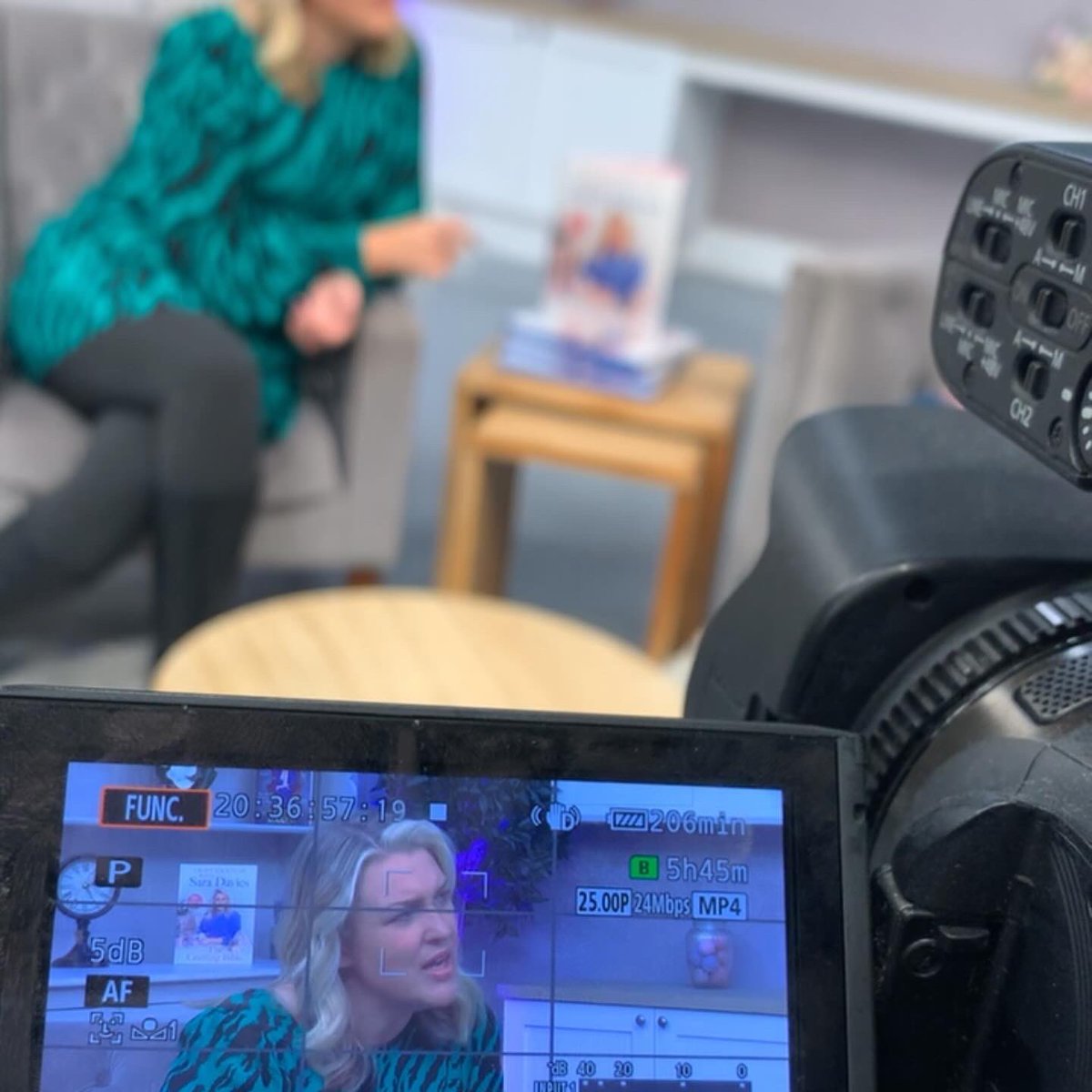 Fun afternoon shooting for the Invite Only Podcast with local dragon and craft queen Sara Davies 🎥 
.
.
.
.
.
.
.
#craftqueen @crafterscompanion #inviteonlypodcast #onset #northeasttalent #dragonsden #instafashion #instamood #fridayvibes #fridaymotivation #tvstudio #producer