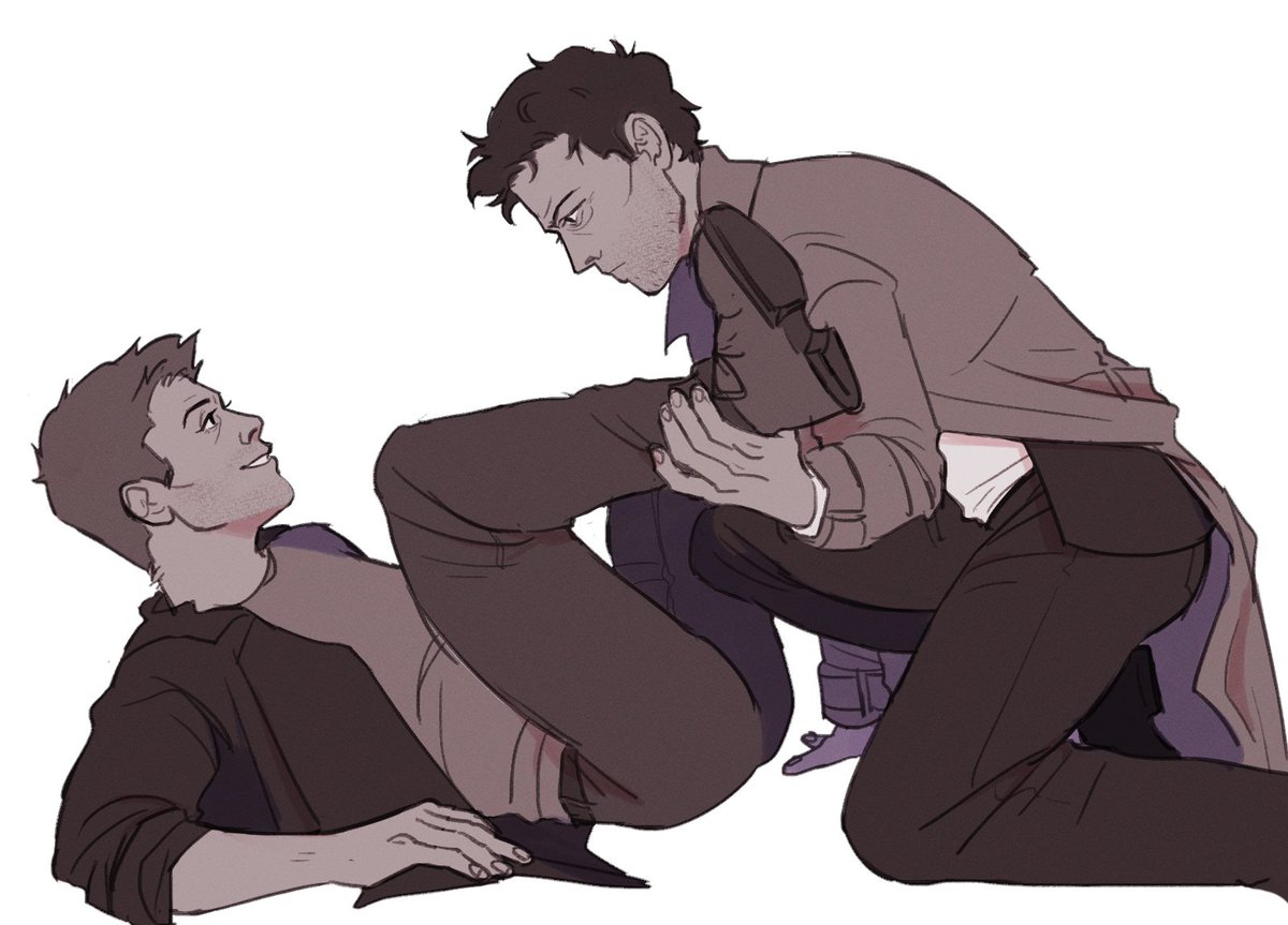 eggcheff's tweet photo. happy fingers in his mouth friday to those who practice [ #destiel #spn ] https://t.co/1J6twvgOv3