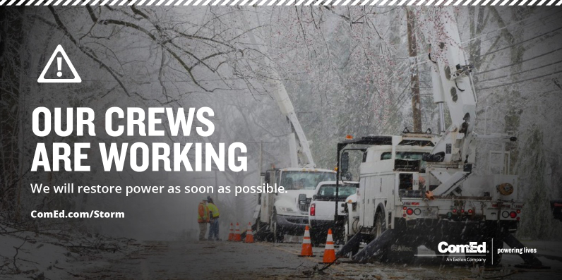 Over 1700 crews are working to restore power & we have restored power ...