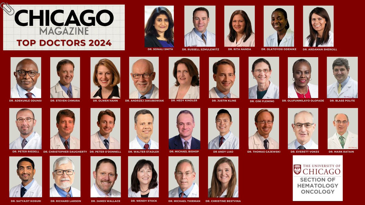 University of Chicago Hematology/Oncology tweet media