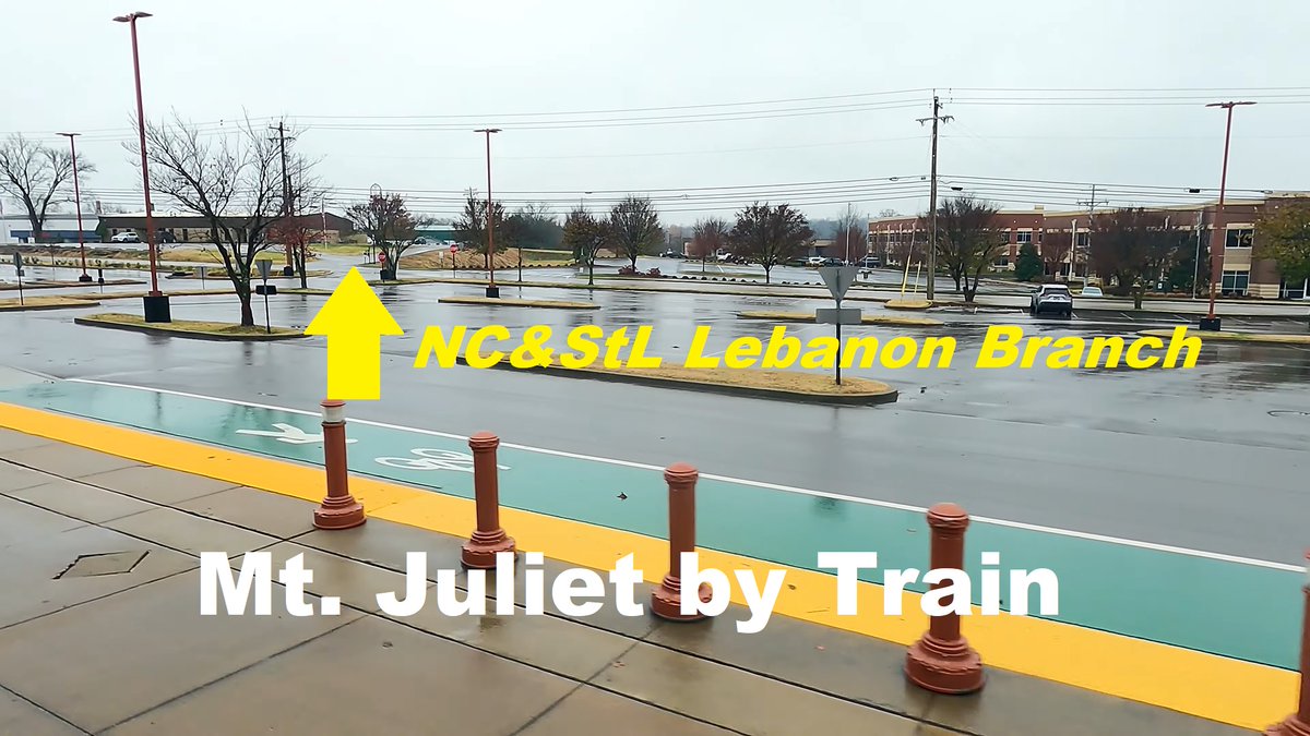 Mt. Juliet by Train on the Nashville & Eastern Railroad - Parallel to Old NC&StL Route youtu.be/ccGCUQZCmC4 #MtJuliet #MountJuliet #Tennessee #Train #Railroad #Railway #Railfan