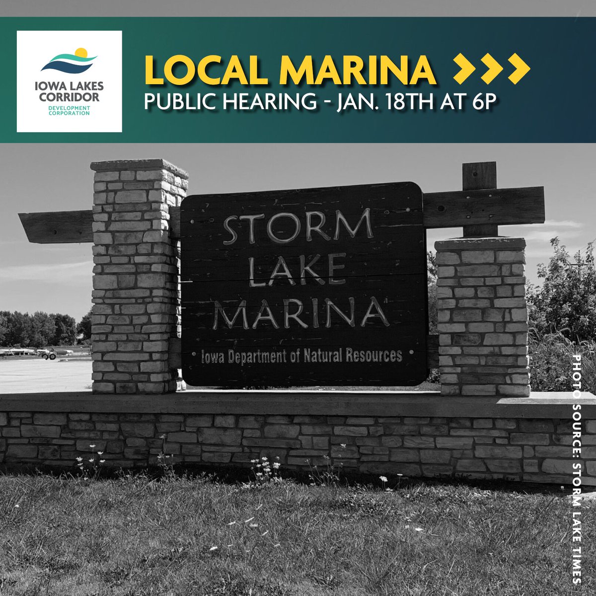 Tomorrow in Storm Lake, The Marina Property (formerly known as Casino Marina) Subcommittee will hold a public meeting on Thursday, Jan. 18 at 6 p.m. at Lake Avenue Lounge. stormlake.com/articles/marin…
