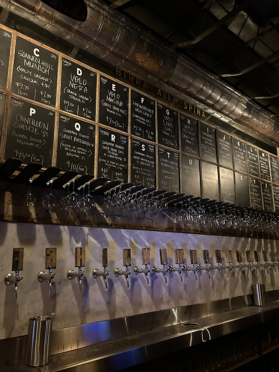 Birreria Volo back open after holiday break! Fresh tap list and clean lines! Check out the lineup here birreriavolo.com/pages/beer-on-…
