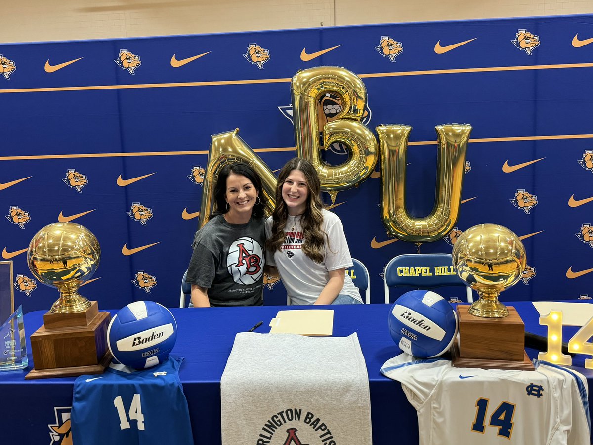 Chapel Hill’s Landry Binning (<a href="/landry_binning/">Landry Binning</a>) signs to play volleyball at Arlington Baptist. <a href="/abuvolleyball/">abuvolleyball</a> <a href="/chill_vb1/">Chapel Hill H.S. Volleyball</a> <a href="/etfinalscore/">Tyler Paper Sports</a>