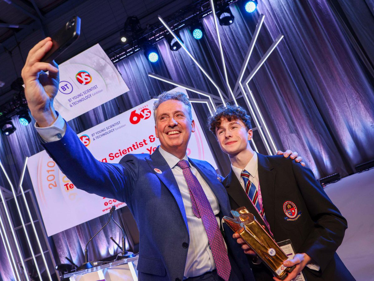 BT Young Scientist (@btyste) on Twitter photo 🌟What a moment🌟
A huge round of applause for this year's winner of #BTYSTE2024 Seán O’Sullivan from <a href="/colaiste/">Coláiste Chiaráin</a>, Limerick!
We're all blown away by Seán's project '‘VerifyMe: A new approach to authorship attribution in the post-ChatGPT era’
📷 With <a href="/BTinIreland/">BT Ireland</a> MD,<a href="/WalshShay/">Shay Walsh</a> 🌟What a moment🌟
A huge round of applause for this year's winner of #BTYSTE2024 Seán O’Sullivan from <a href="/colaiste/">Coláiste Chiaráin</a>, Limerick!
We're all blown away by Seán's project '‘VerifyMe: A new approach to authorship attribution in the post-ChatGPT era’
📷 With <a href="/BTinIreland/">BT Ireland</a> MD,<a href="/WalshShay/">Shay Walsh</a>