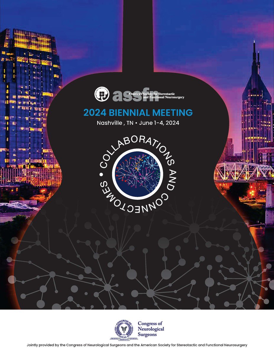 ASSFNeurosurg's tweet photo. Our first #FunctionalFriday post of 2024 is about the upcoming meeting in Nashville! Don’t forget to submit your abstract by 1/22/24 and register- you won’t want to miss this conference! 

Find out more here: https://t.co/BZ8ypRya1L https://t.co/f7VDvBo1Y5