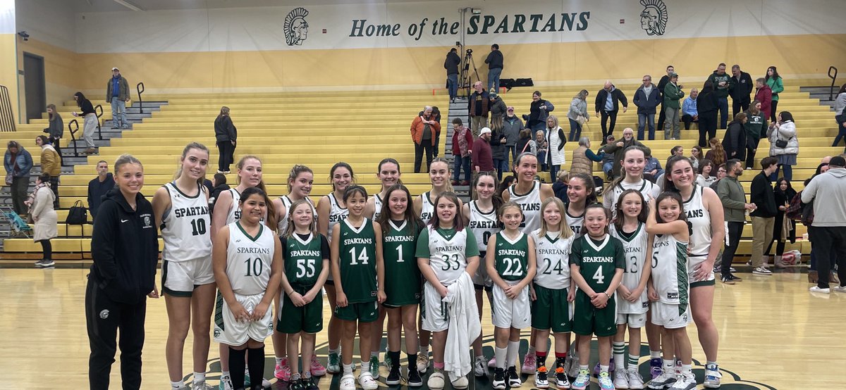 Great performance by our 4th grade travel team at halftime tonight! Go Spartans!