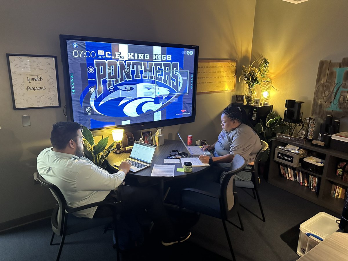 Howard_Educator's tweet photo. Returned to my office tonight to find two of my colleagues hard at work making data driven decisions for students. #TheDataMadeMeDoIt #ImprovingStudentOutcomes #AssistantPrincipalsRock https://t.co/iDY5rBnmov