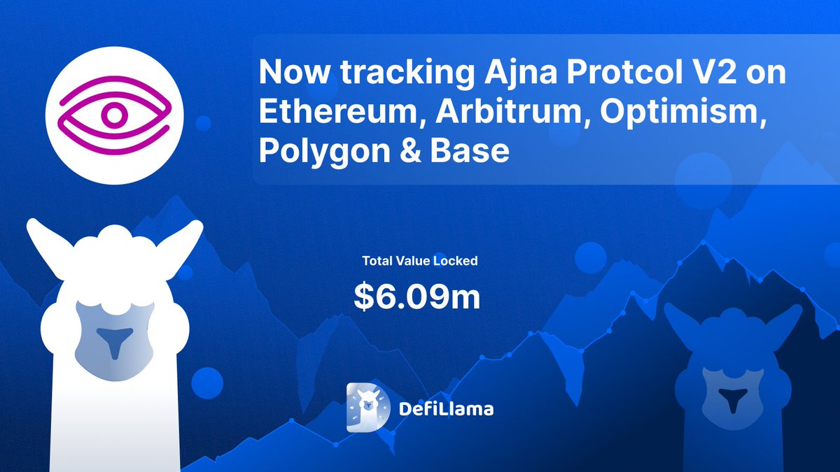 Now tracking <a href="/ajnafi/">Ajna</a> V2 on <a href="/ethereum/">Ethereum</a> , <a href="/arbitrum/">Arbitrum</a> , <a href="/Optimism/">Optimism</a> , <a href="/base/">Base</a> &amp; <a href="/0xPolygon/">Polygon | POL</a> 

A fully permissionless borrow/lend protocol that lets you use almost any ERC20 or NFT as collateral