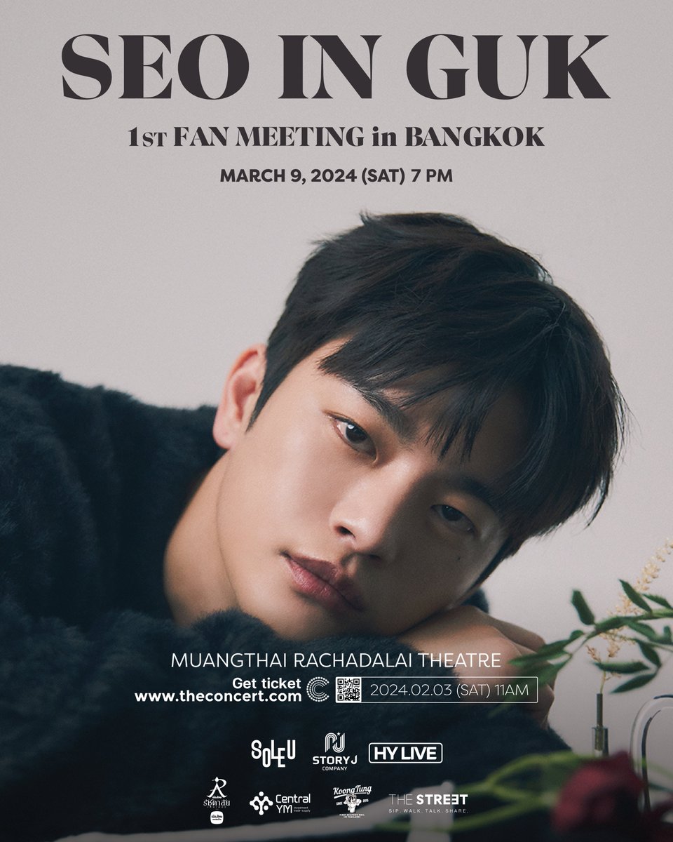 SOLEUENT's tweet image. สิ้นสุดการรอคอย .... ไม่ต้องรอไปอีก 12 ชีวิต 🔥
ประเทศไทยจะมี #ซออินกุก เป็นของตัวเองแล้ว

Sole U Ent. ยินดีเป็นอย่างยิ่งที่จะขอเชิญทุกคนมาร่วมงาน SEO IN GUK 1st FAN MEETING IN BANGKOK 🇹🇭 

#서인국 #SEOINGUK #ซออินกุก
#SEOINGUK1stFMinBKK
#SEOINGUK1stFanmeetingInBKK
#SOLEUENT