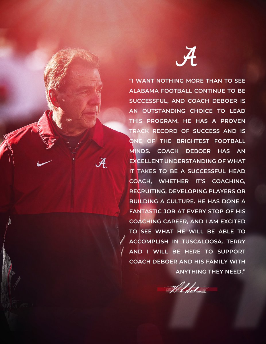 Alabama Football (@AlabamaFTBL) on Twitter photo 2024-01-13 01:17:56