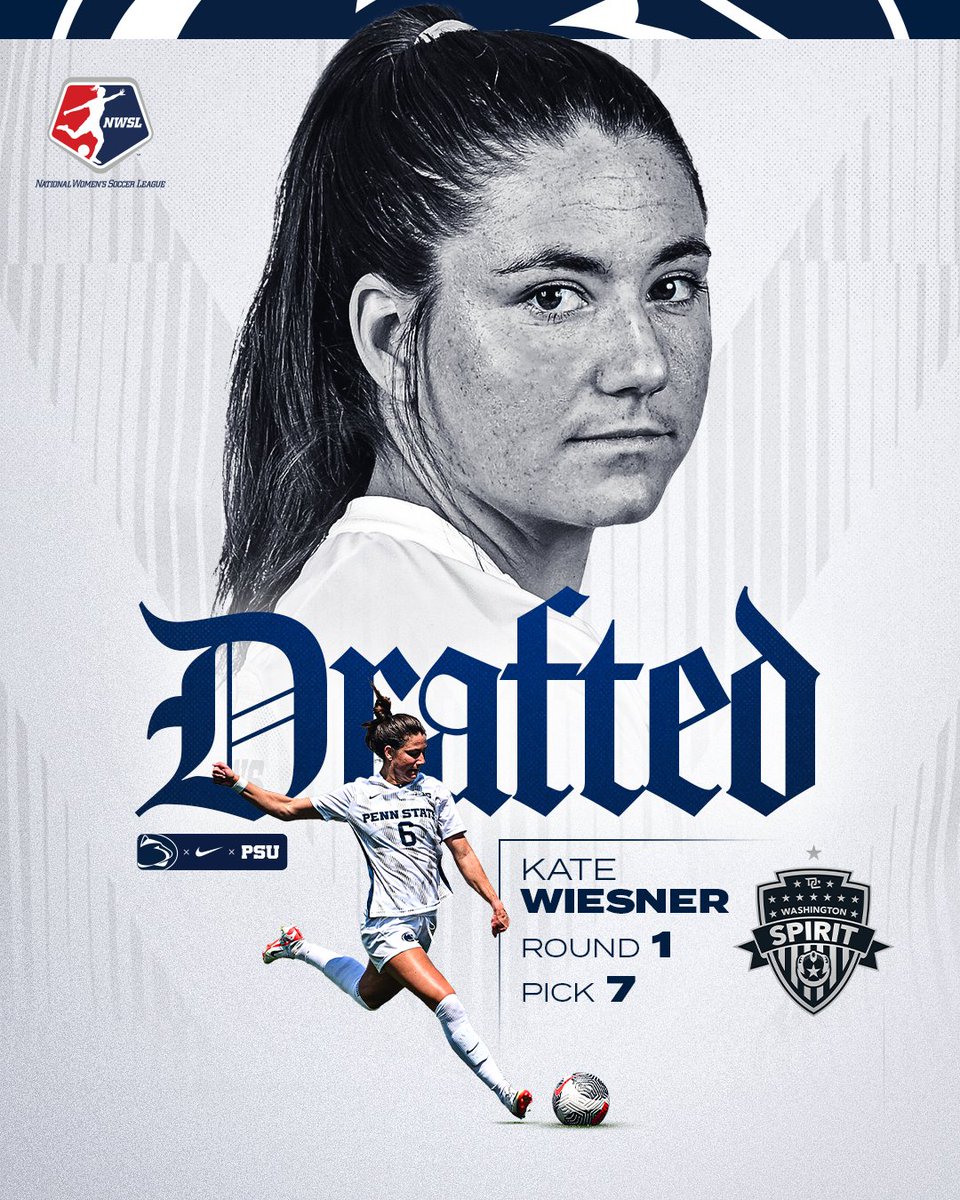 One of the toughest women in the game. One of the most brilliant talents Penn State has ever seen.

Washington, Kate Wiesner is all you could ever hope for in a player, person and teammate. Congratulations Weezy💙

#WeAre x <a href="/WashSpirit/">Washington Spirit</a>