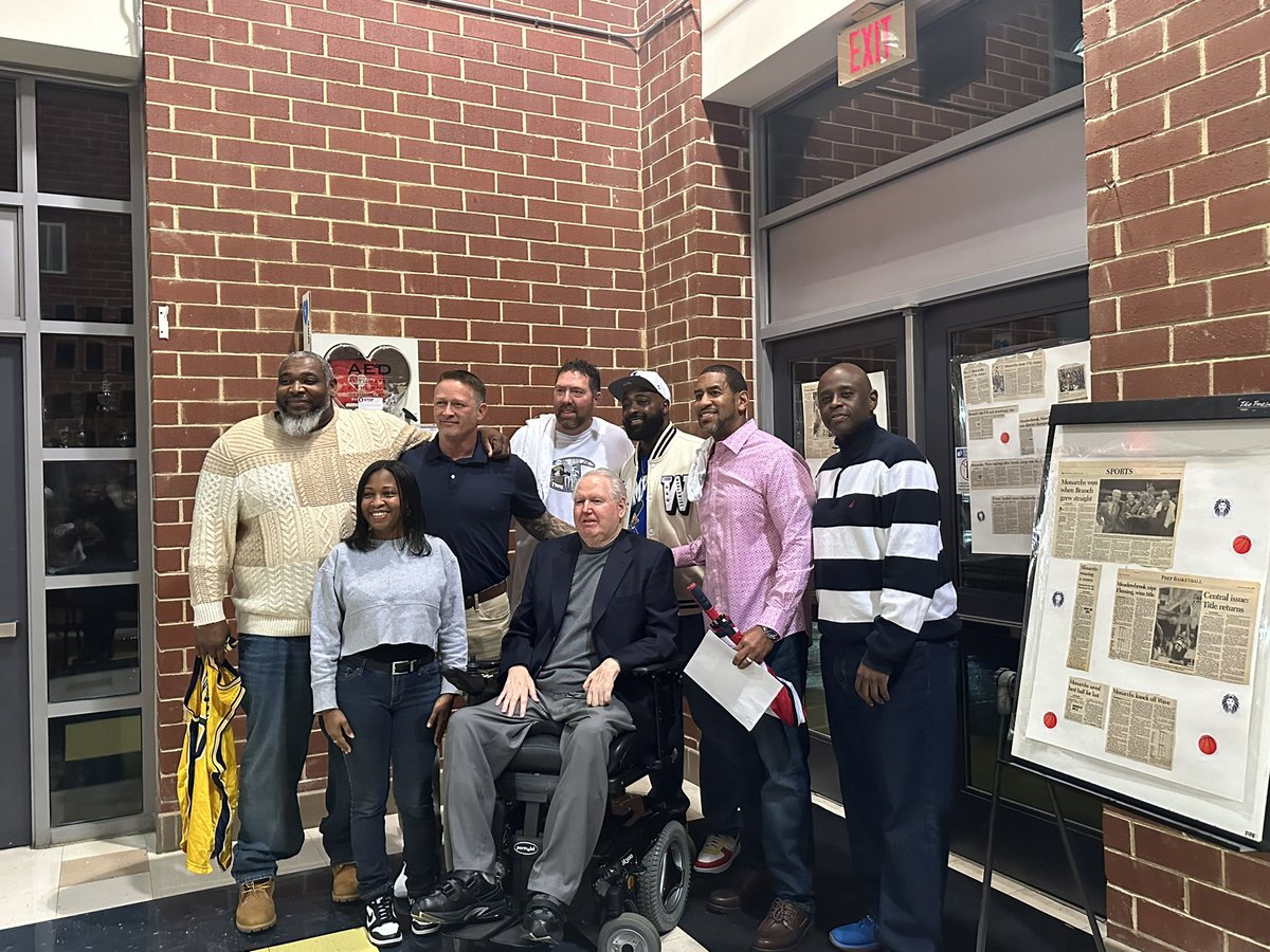 Let’s go <a href="/mbkhsccps/">Meadowbrook High School</a>  34-26 at the half! 
It is a great celebration of our 1994 basketball state champions!!