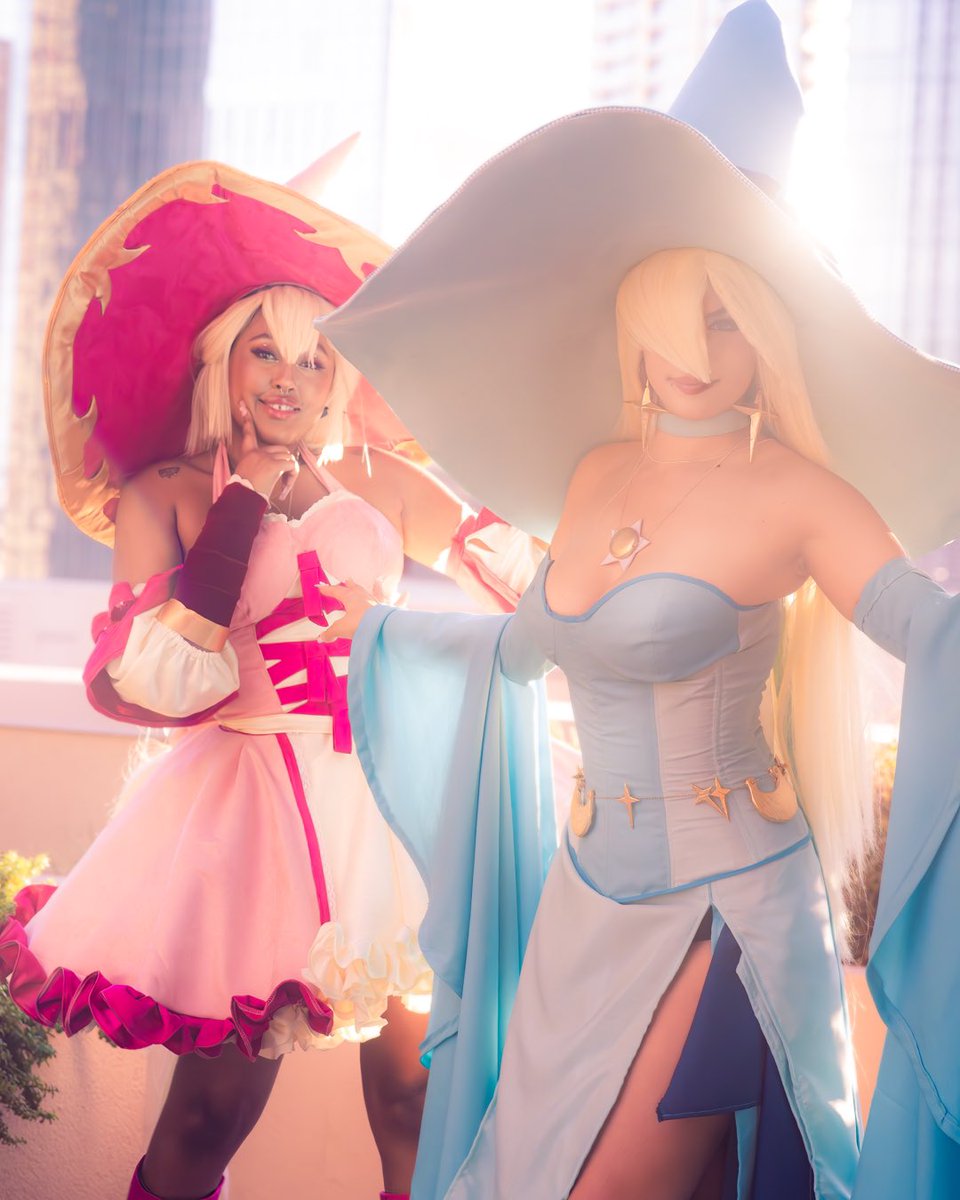 Witch Princess peach and Rosalina @mamobot_art #princesspeach #rosalina #cosplay