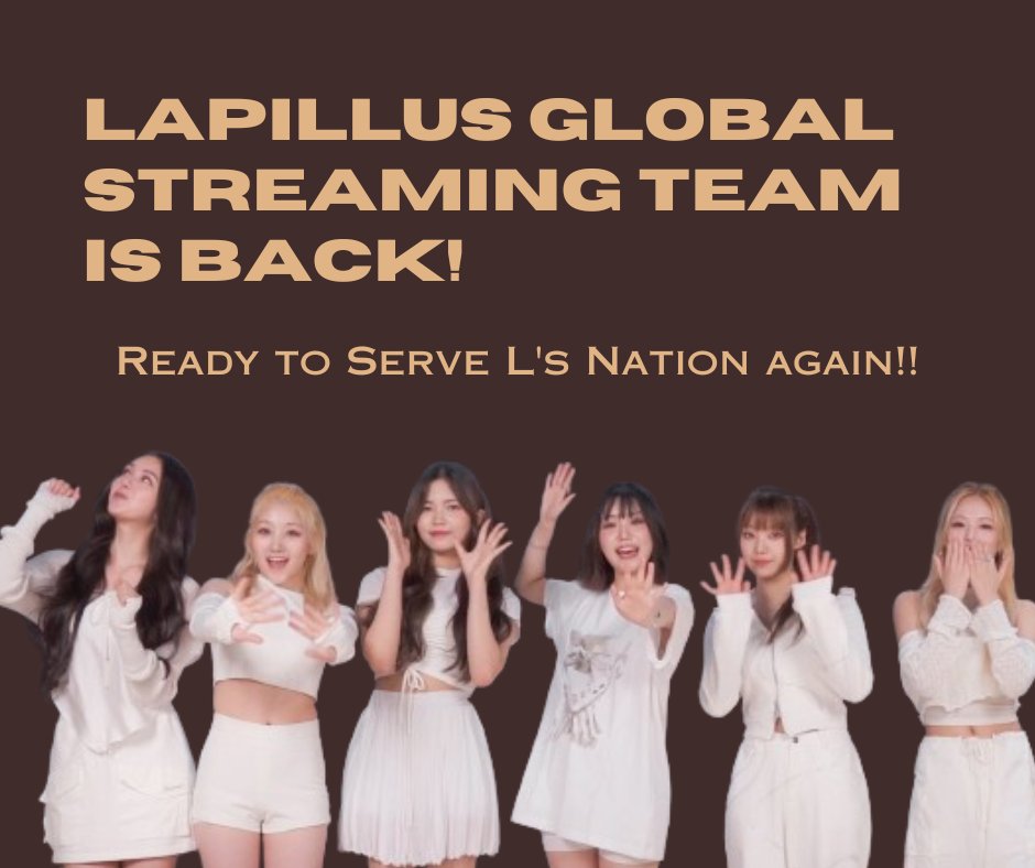 LapillusGSTeam's tweet photo. 📣GUESS WHO'S BACK AGAIN?!!

We're very happy to be back!! Thank you for waiting for us fam, let's continue what we have started and think ahead with a positive ideas for a better improvement, please continue to support us!!🙏🥺

#LAPILLUS_STREAM
#라필루스 @offclLapillus https://t.co/T9jR9EbwPX
