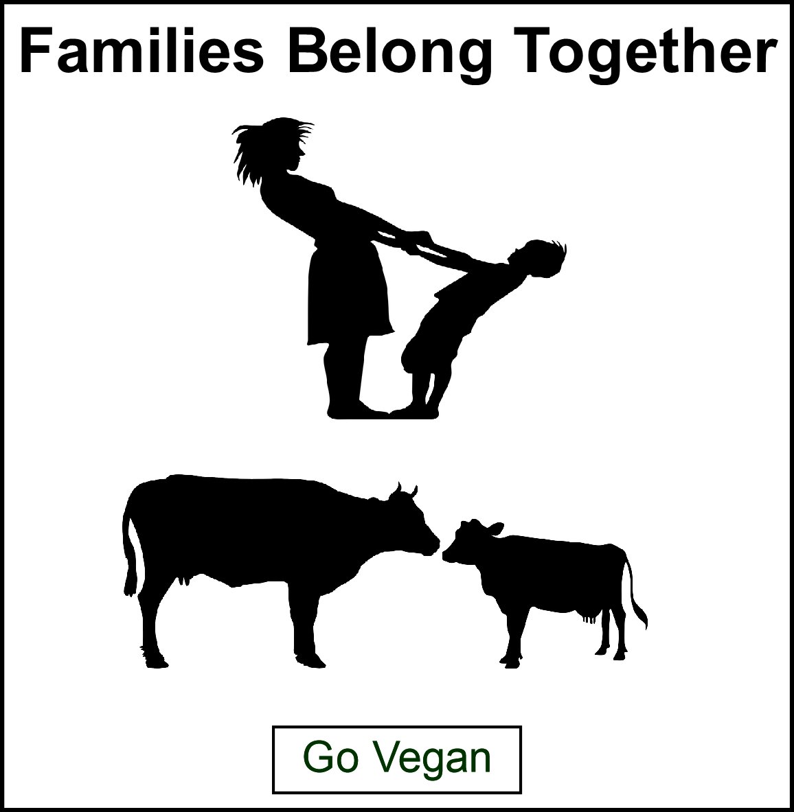 #familiesbelongtogether #keepfamiliestogether #families #vegan #ditchdairy #together