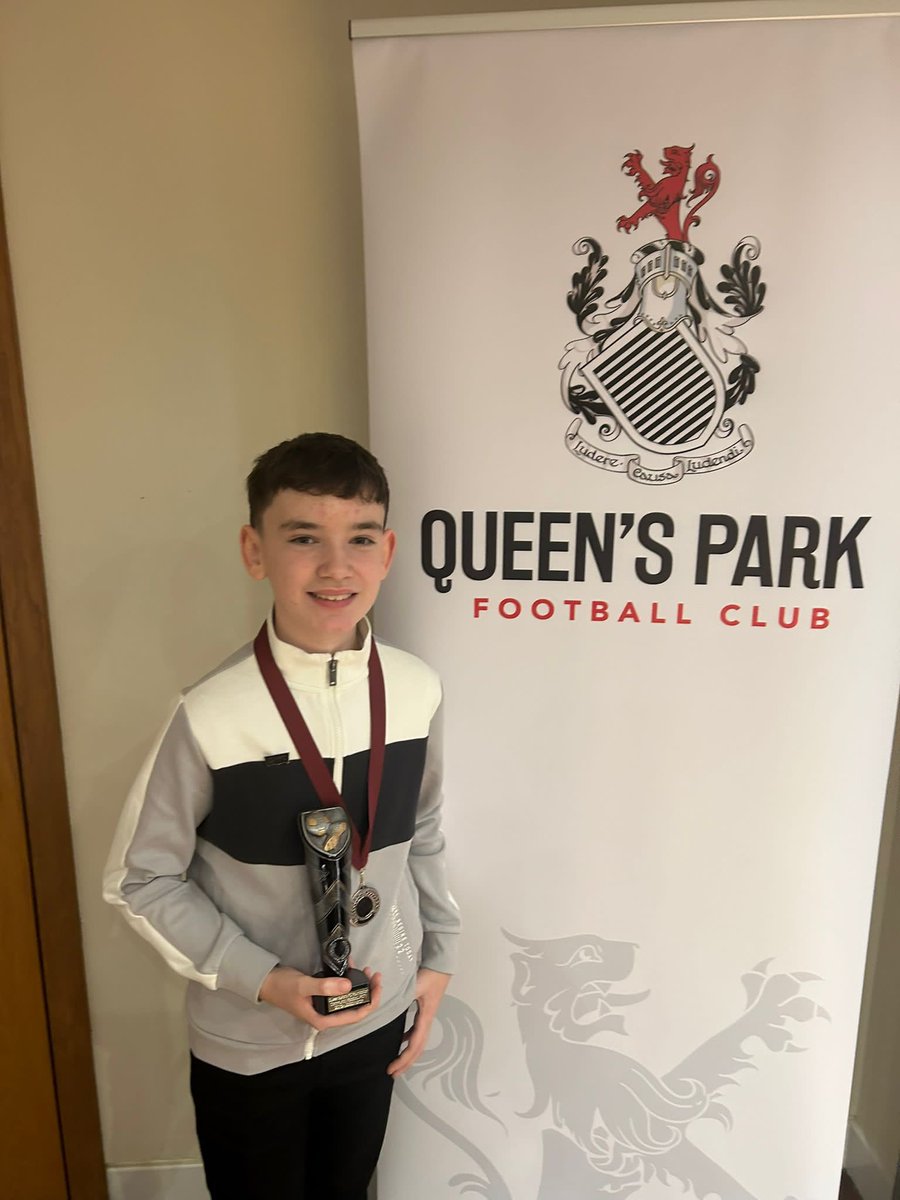 Very proud of this boy tonight winning @QPFCinCommunity 2011s Player of the Year @HolyroodSec @Holyrood_PE  @StFillansPS