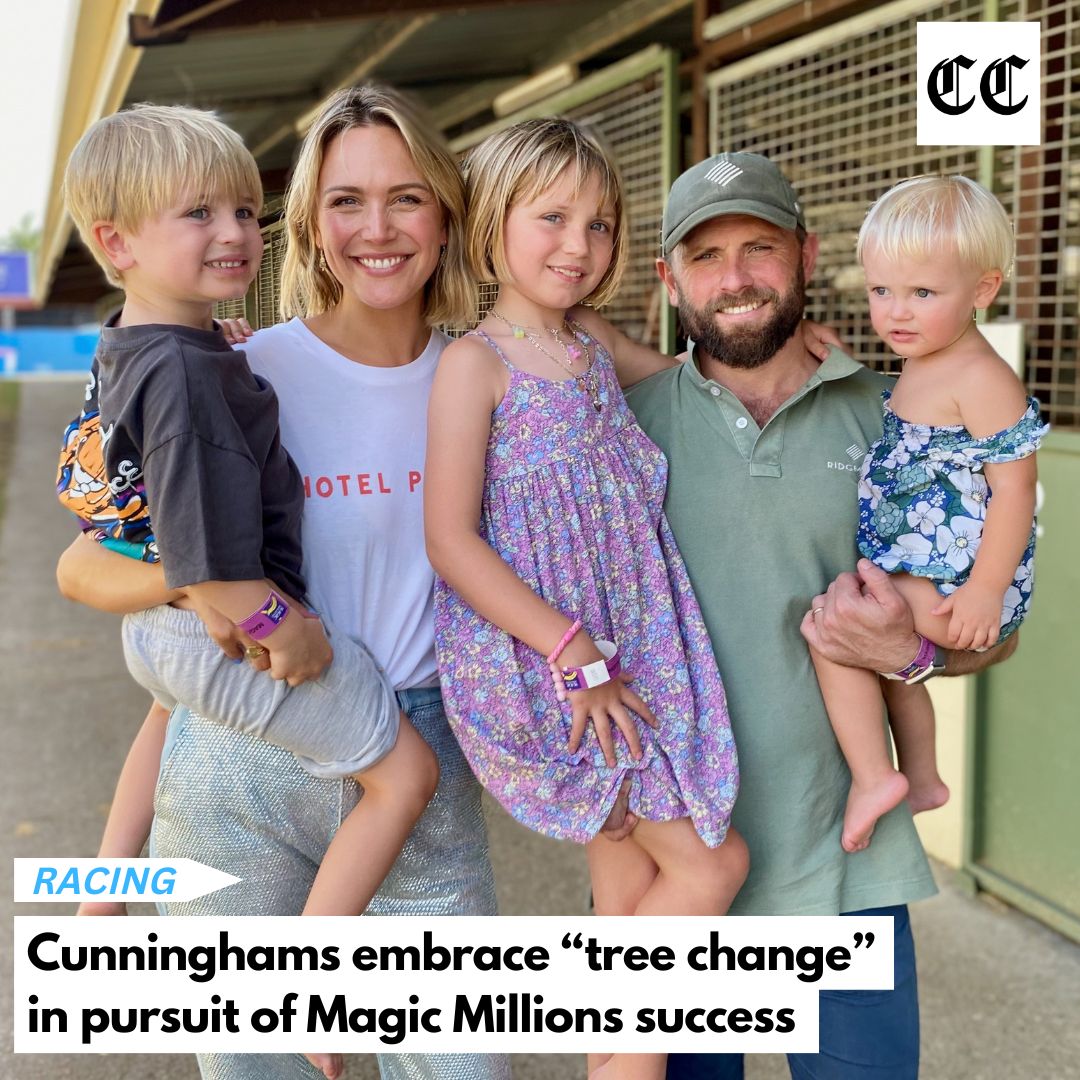 Owners of @RidgmontFarm will be adding a few ponies to their stable this year, as the Cunningham family moves to the Hunter Valley to manage their burgeoning breeding operation. @cunninghamtbred's star colt Storm Boy is favourite in today's <a href="/mmsnippets/">Magic Millions</a> 2YO bit.ly/3SfE8lt