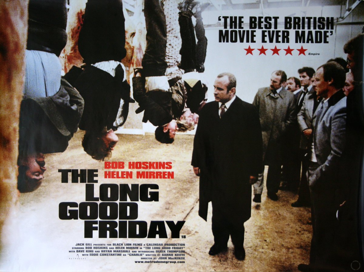 Sesión de noche. 
#TheLongGoodFriday
#BobHoskins #HelenMirren #Cine