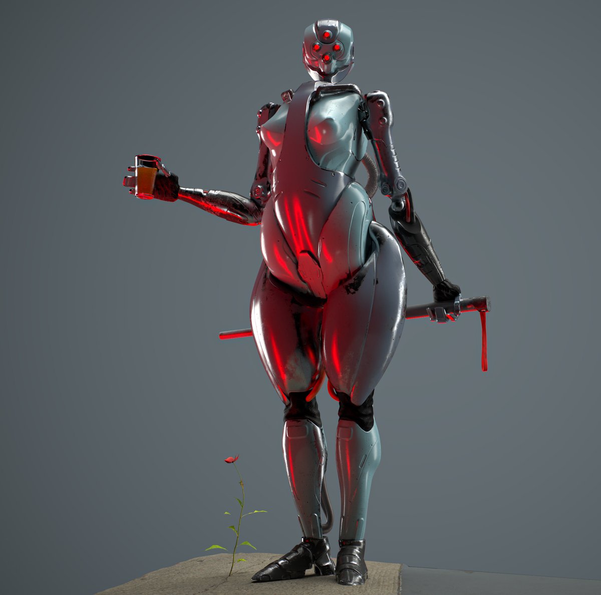 Masineer's tweet photo. concept by Aleks Vaulin #marmosettoolbag #zbrush #maya #blender #3d #art #3dart #3dart #shading #render #rendering3d #rendering #renderings https://t.co/LmQamNw2Vh