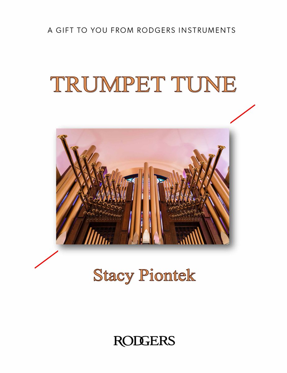 RodgersOrgan's tweet photo. Our free organ sheet music of "Trumpet Tune" by Stacy Piontek originated as an improvised church service organ postlude. The free mp3 recording was performed on a Rodgers Imagine 351 organ. Download the sheet music and mp3 here: https://t.co/wFLGCIzw3Y https://t.co/ObqRJRETCe