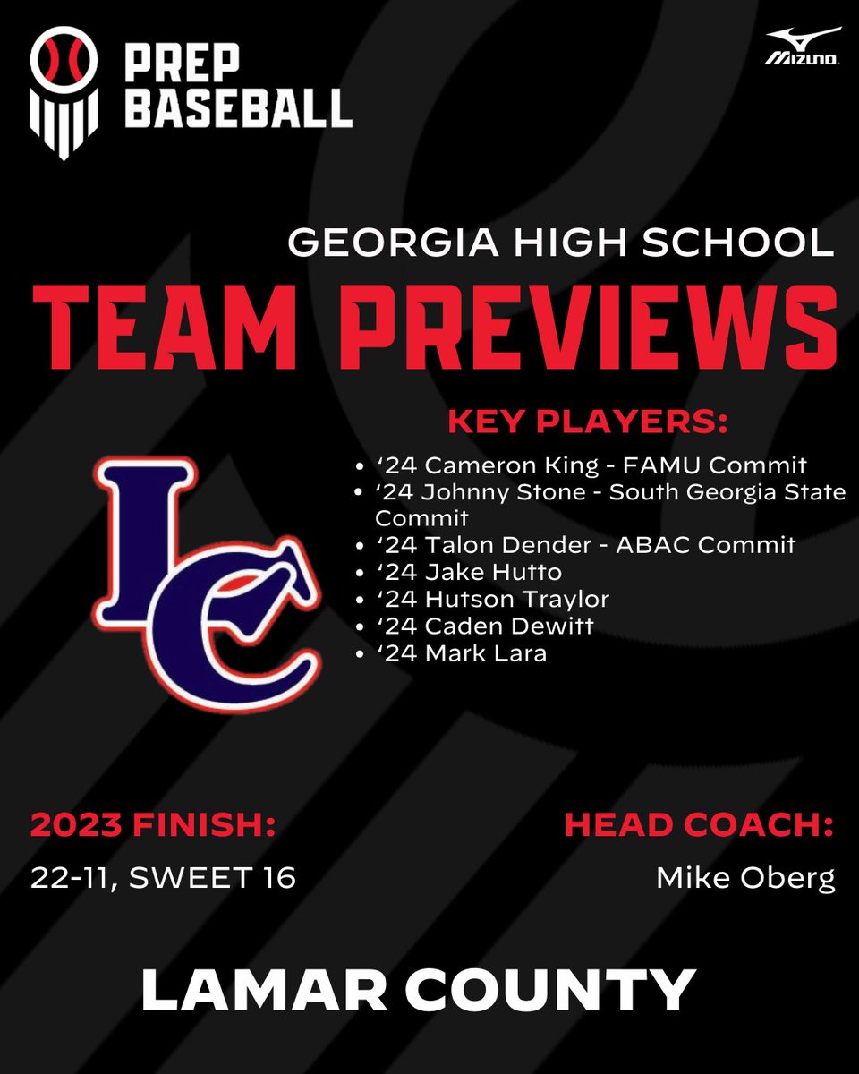 PrepBaseballGA's tweet photo. ✖️𝗚𝗲𝗼𝗿𝗴𝗶𝗮 𝗛𝗦 𝗧𝗲𝗮𝗺 𝗣𝗿𝗲𝘃𝗶𝗲𝘄 ✖️
𝙇𝙖𝙢𝙖𝙧 𝘾𝙤𝙪𝙣𝙩𝙮 𝙏𝙧𝙤𝙟𝙖𝙣𝙨 (@LC___Baseball)

+ A strong senior class will look to lead the Trojans back to the state playoffs after a sweet 16 run last season. 

𝗙𝘂𝗹𝗹 𝗣𝗿𝗲𝘃𝗶𝗲𝘄: https://t.co/A4gbbkX3th https://t.co/DjAitQYzfN