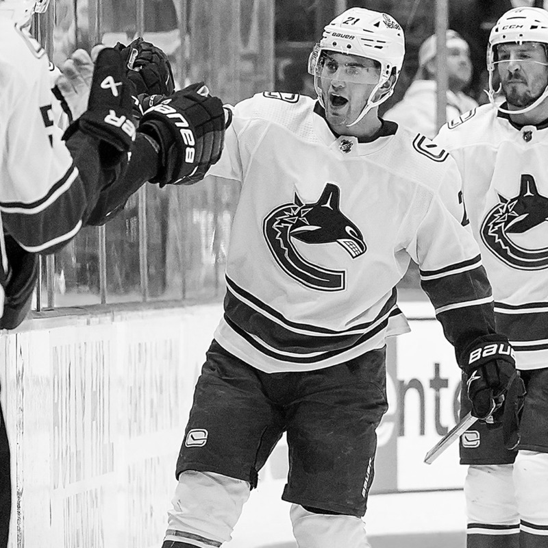 Canucks's tweet photo. Teamwork Makes the Dream Work by Izzy Cheung. ✍️
 
Botchford Project participant, @izzycheung37, dives into the development of Nils Höglander’s game and how he has become a key piece in the #Canucks lineup.

READ | https://t.co/Xm9IXqZhCo