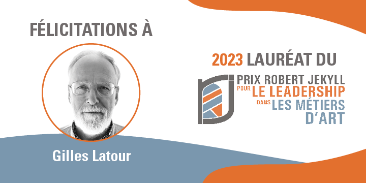 Toutes nos félicitations, Gilles Latour, pour cette reconnaissance bien méritée qui souligne votre engagement extraordinaire et votre contribution au secteur des métiers d’art du Canada!

🏆 canadiancraftsfederation.ca/fr/laureat-du-…