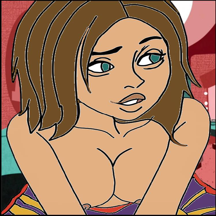 BKimron1992's tweet photo. Bonnie Rockwaller saw Kim Possible posing for the camera in the women's locker room and decided to try it too. There's no way she'll give in to Kim Possible even in this🔞#BonnieRockwaller #KimPossible https://t.co/coU88oVWAa