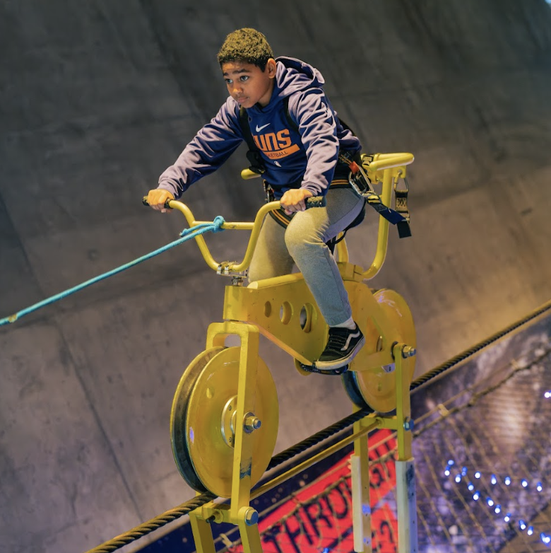 azsciencecenter's tweet photo. It's scientifically proven that the best way to spend 3-day weekends is exploring science at Arizona Science Center 😉 From a Dorrance Planetarium experience to taking a thrilling ride on Evans Family SkyCycle, there's something for everyone ➡️ https://t.co/IHStal0AM2 https://t.co/E6RClsFzn7