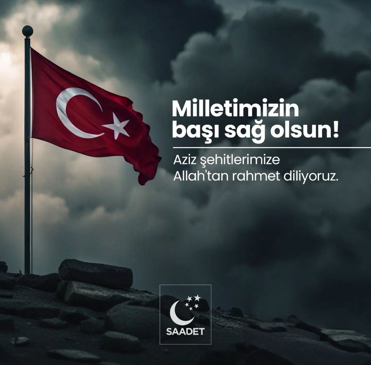 Pençe-Kilit Harekâtı operasyon bölgesinde teröristlerle girilen çatışmada şehit olan kahraman askerlerimize Yüce Allah’tan rahmet, yaralı Mehmetçiklerimize acil şifalar diliyoruz. Şehitlerimizin mekânları cennet olsun. Ailelerinin ve Milletimizin başı sağ olsun... 🇹🇷