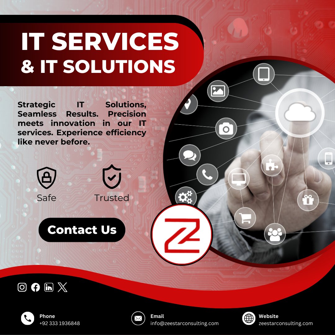 Expert IT services tailored just for you.

Follow <a href="/zstarconsulting/">Star Consulting - LLC</a> for more❗

Visit our website: zeestarconsulting.com

#itservices 
#informationtechnology