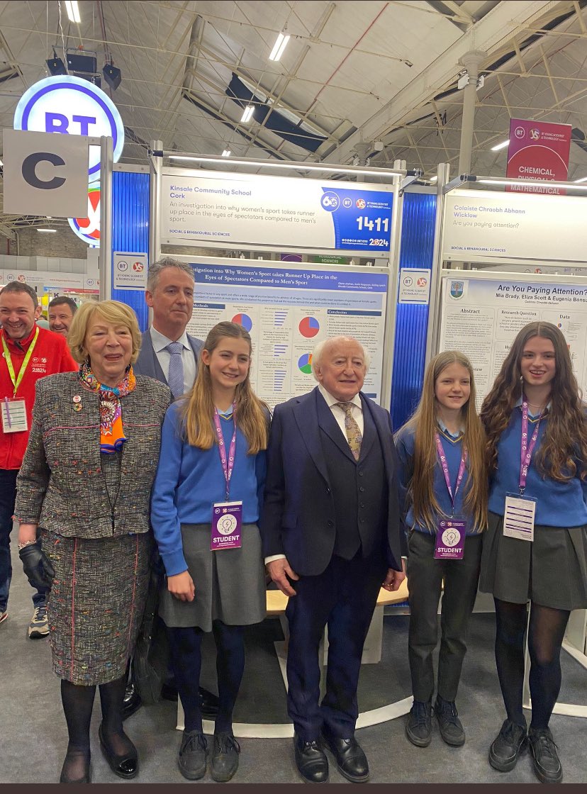 We look forward to welcoming our amazing students & teachers back to KCS next week to celebrate their outstanding achievements @BTYSTE congratulations to everyone who represented us.
Special award Geological survey of Ireland- Ian Cullinane