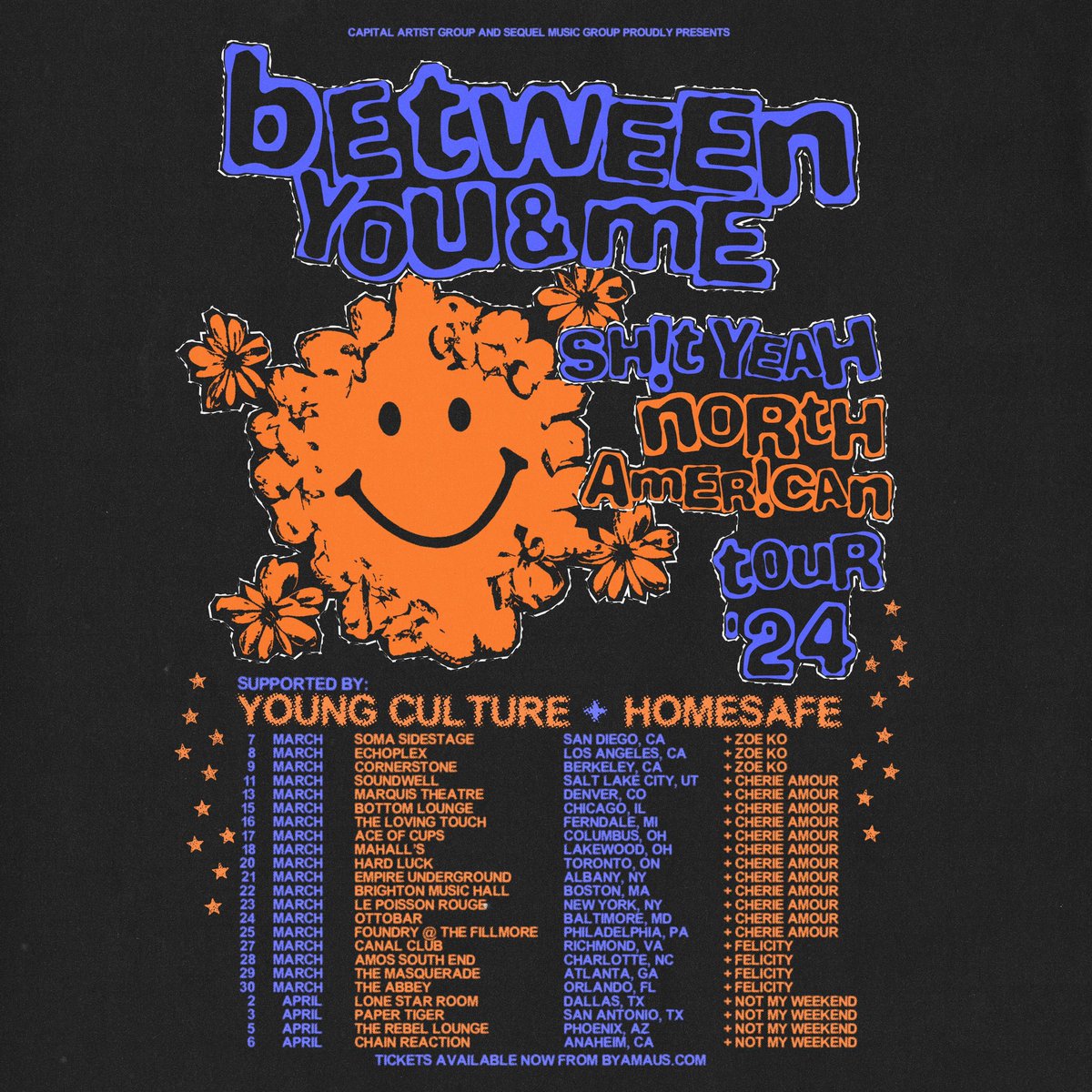 📣Reminder that we’re hitting the road in March! It’s been a while for a lot of these cities so LET’S GO📣