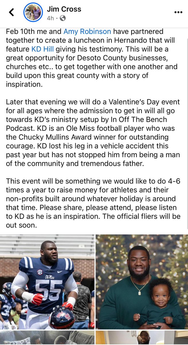 Grindkd_55's tweet photo. Excited about this event in Hernado, Ms on February 10th with @PROducerIOTB If any Ole Miss fans live near please come out and be impacted‼️  HottyToddy🦈 https://t.co/Wp3qLc3xYB