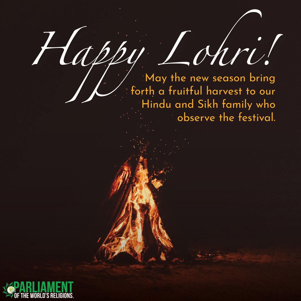 Wishing a Happy Lohri to our Hindu and Sikh family, and all who celebrate around the world! May the new season bring forth a fruitful harvest.

#interfaith #lohri🔥  #sikhism #hinduism