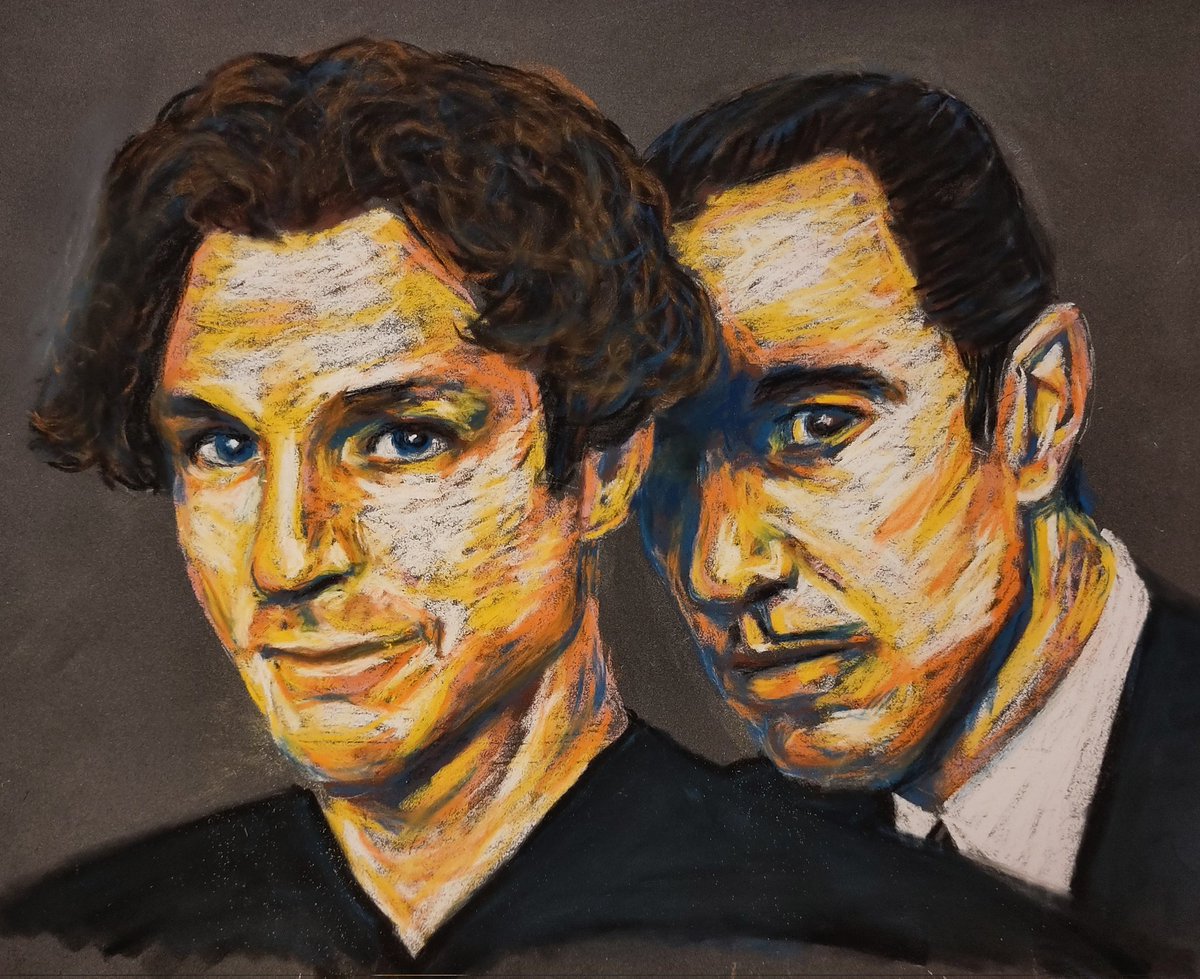 The weekend has started! 
#sparksfanart #ronmael #russellmael #portraitdrawing