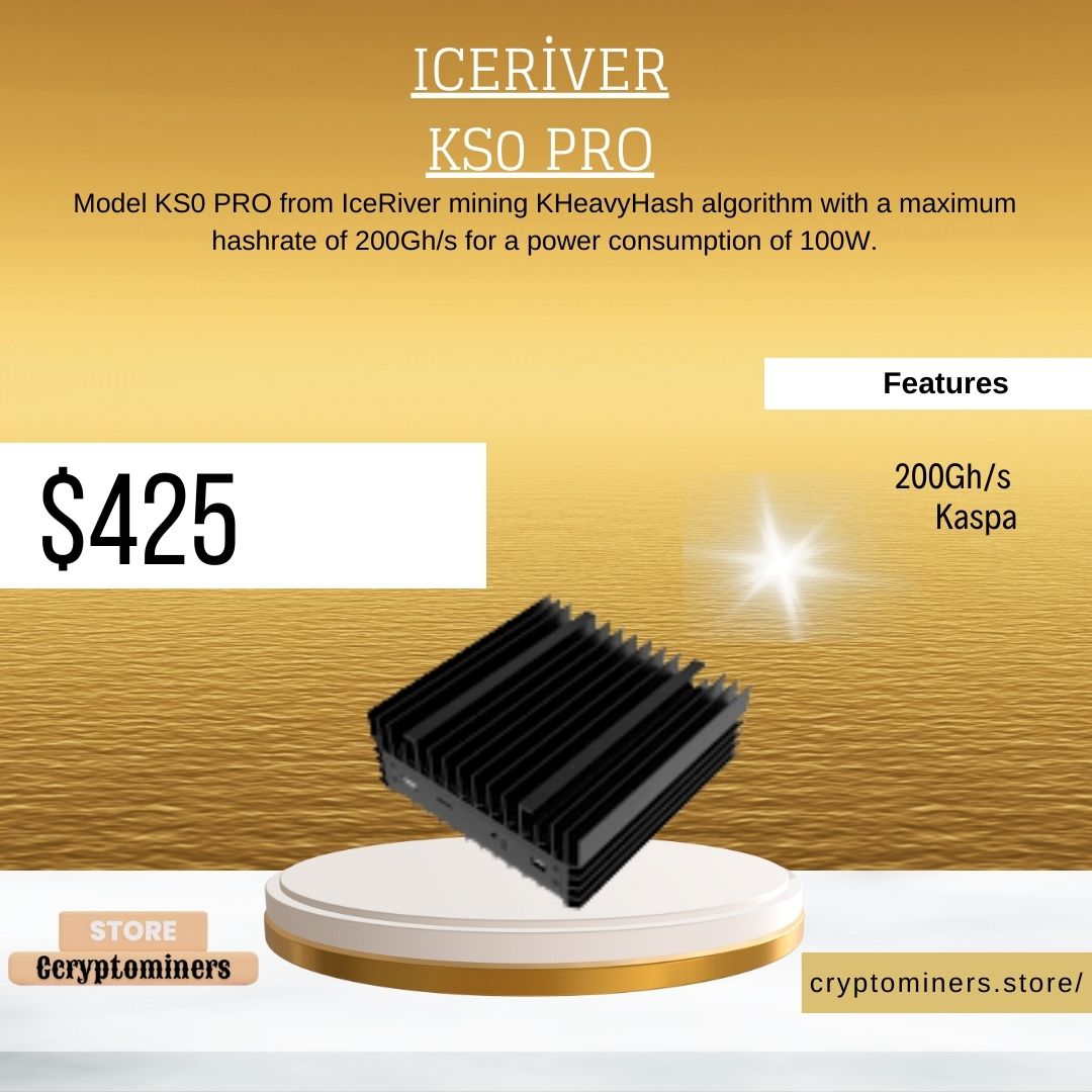 Cryptominerssr's tweet photo. IceRiver KS0 PRO

https://t.co/R5eU9eRtsf

Model KS0 PRO from IceRiver mining KHeavyHash algorithm with a maximum hashrate of 200Gh/s for a power consumption of 100W.

#kaspa #ks0pro #Cryptominersstore https://t.co/w12U7X7rWK