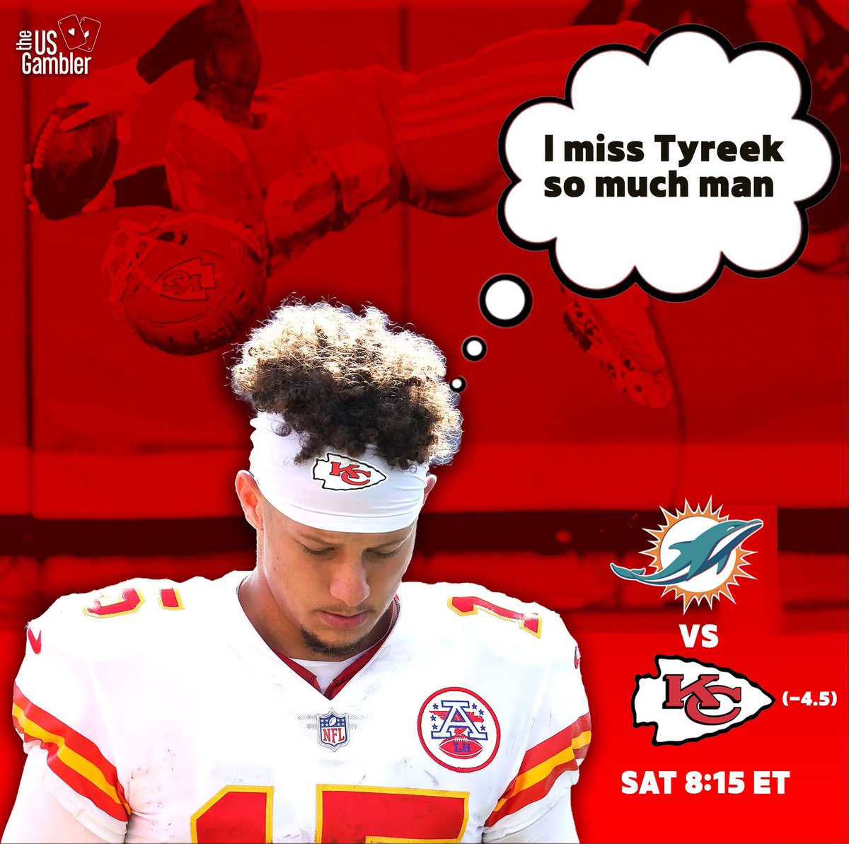 Tyreek Hill returns to Arrowhead tomorrow for the first time since being traded ❕

We know what Patrick Mahomes has been thinking 🤔 

Who pulls this one out?