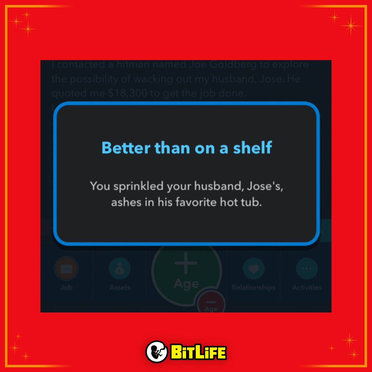 This never stops surprising us every time we sprinkle ashes. 😂 #BitLife