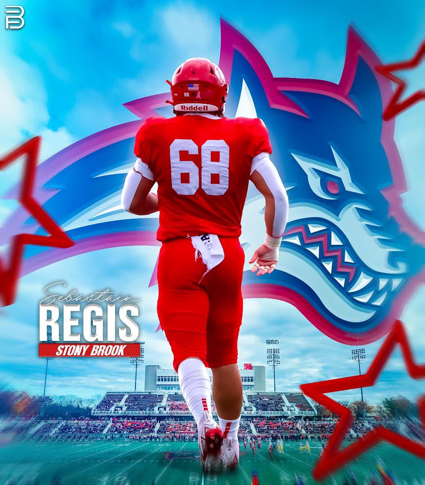 I’m blessed to announce I will be continuing my academic and football career at Stony Brook University. I would like to thank my friends, family, and coaches for supporting me throughout the process. I’d also like to thank Golden and the revolution athletic staff for pushing me
