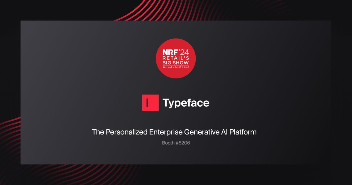 Going to @NRFBigShow 2024? Stop by our booth #8206 at the Innovation Lab to get a demo. Learn how #GenAI can supercharge #retail marketing. See you there! #NRF2024 #digitalmarketing