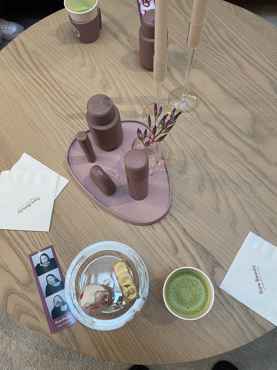 thcluvs's tweet photo. mornings with @rarebeauty ๐๐ฅน had the best time ever and i loved everything about #findcomfort !! and reunited with @selenaxstargirl https://t.co/9l8hz3kOKr