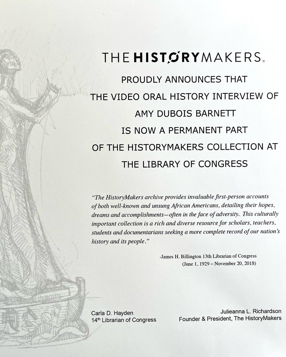 So honored to be in the permanent collection at the Library of Congress for my contribution to the media industry. Thank you for the recognition @thehstrymakers! What an awesome way to start 2024! #thehistorymakers #historymaker #media #mediaexecutive #libraryofcongress